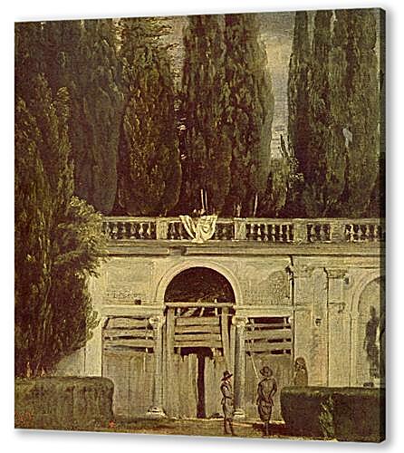 Постер (плакат) - Villa Medici, Grotto-Loggia Facade	
