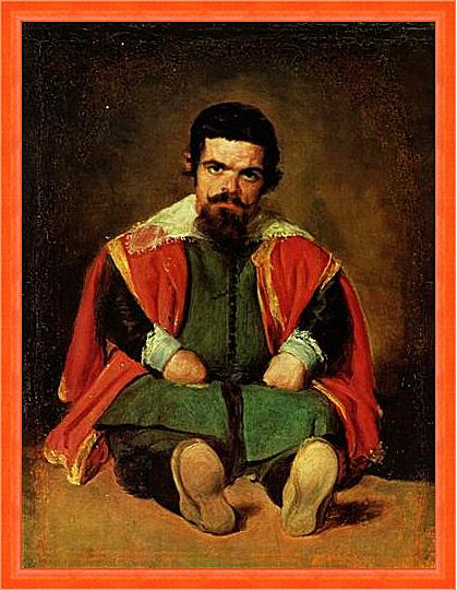 Картина - The Dwarf Sebastian de Morra	
