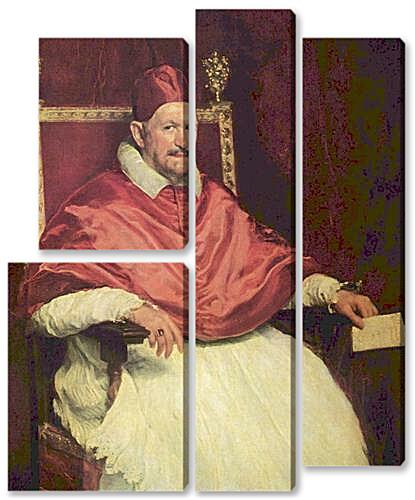 Модульная картина - Portrait of Pope Innocent X	
