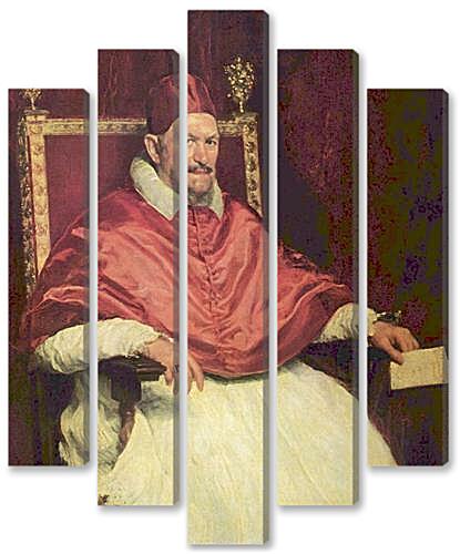 Модульная картина - Portrait of Pope Innocent X	
