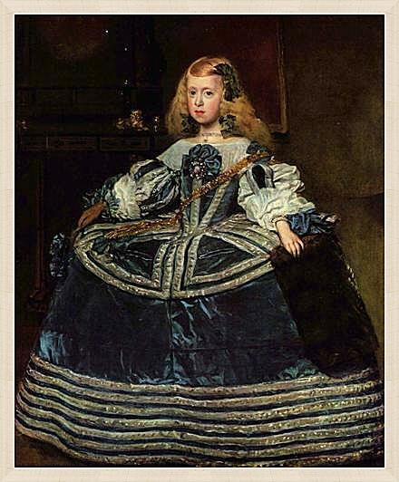Картина - Infanta Margarita Teresa in a Blue Dress