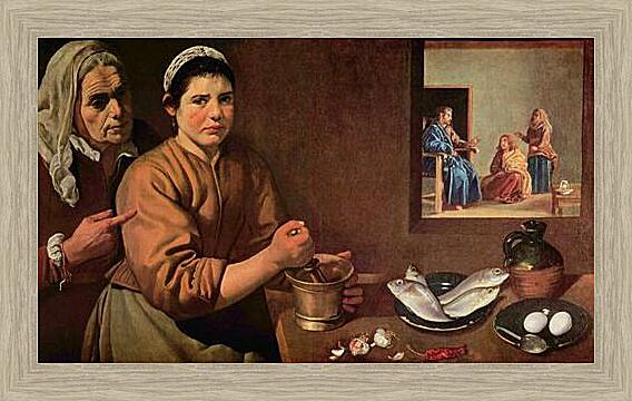 Картина - Cristo en casa de Marta y Maria	
