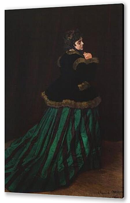 Постер (плакат) - The Woman in the Green Dress