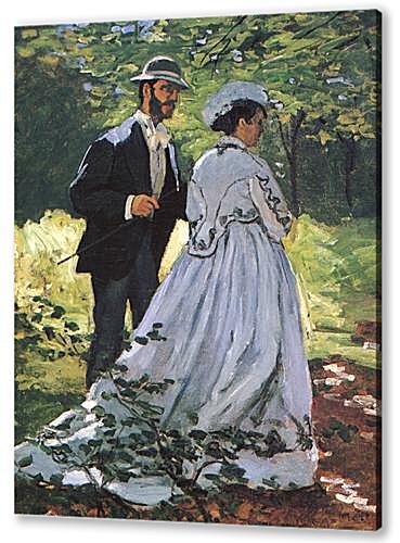 Картина маслом - The Walkers (Bazille and Camille)	
