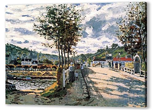 Картина маслом - The Seine at Bougival	
