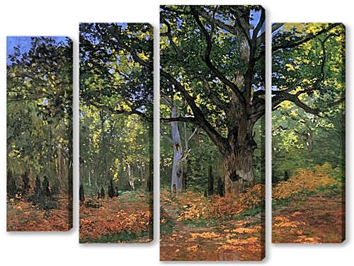 Модульная картина - The Bodmer Oak, Fontainbleau Forest	
