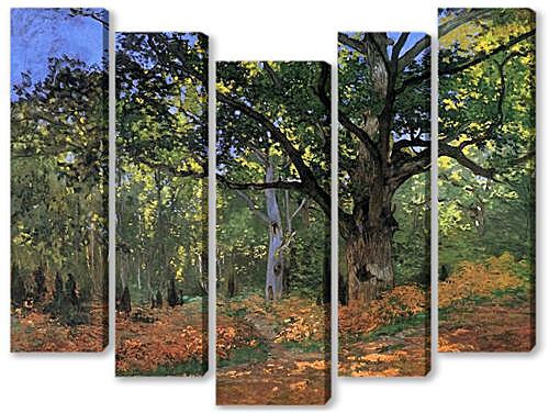 Модульная картина - The Bodmer Oak, Fontainbleau Forest	
