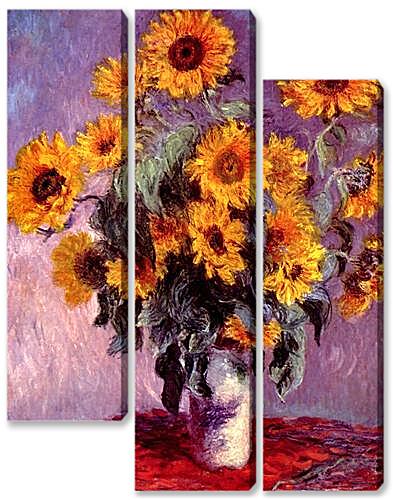 Модульная картина - Still-Life with Sunflowers (0).