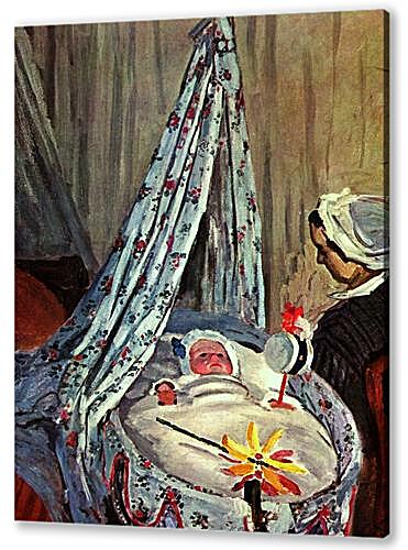 Картина маслом - Jean Monet in the Cradle	
