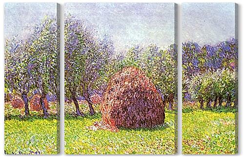 Модульная картина - Heap of Hay in the Field	
