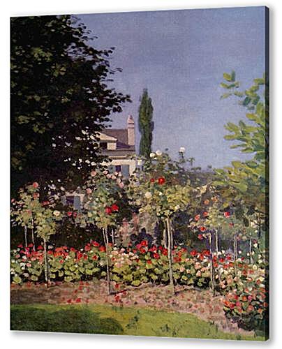 Картина маслом - Flowering Garden at Sainte-Adresse	
