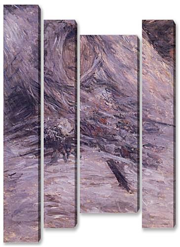 Модульная картина - Camille Monet on Her Deathbed	
