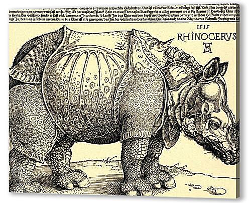 Картина маслом - Rhinoceros
