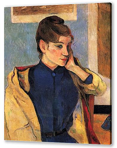 Картина маслом - Portrait of Madelaine Bernardbi, sister of the artist Emile Bernard