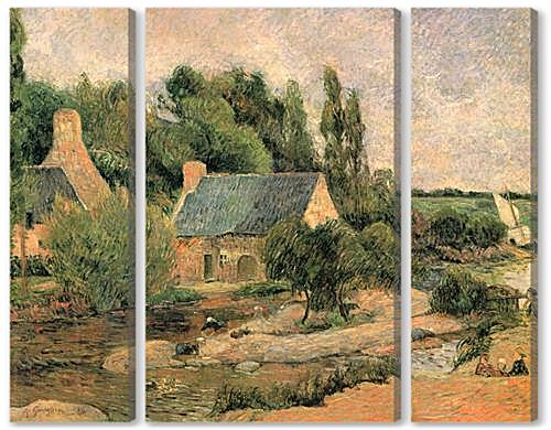 Модульная картина - Washerwomen at Pont-Aven	
