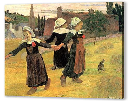 Постер (плакат) - Breton Girls Dancing, Pont-Aven	
