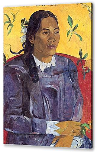 Постер (плакат) - La femme a la fleur	
