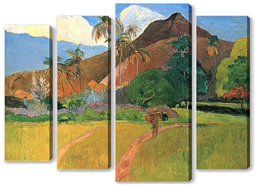 Модульная картина - Montagnes tahitiennes	
