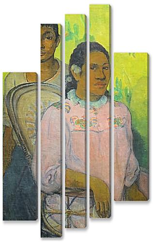 Модульная картина - Tahitian Woman and Boy	
