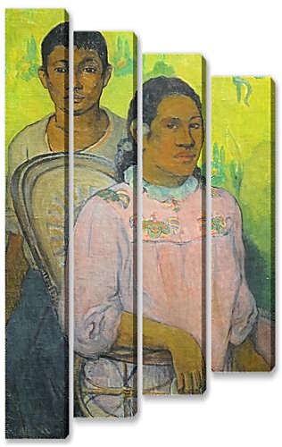 Модульная картина - Tahitian Woman and Boy	
