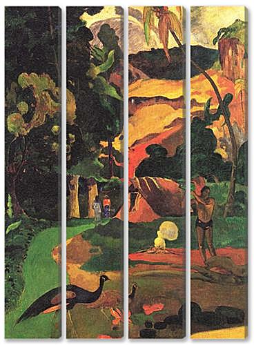 Модульная картина - Paysage aux paons	
