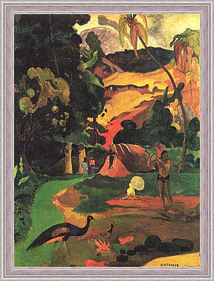 Картина - Paysage aux paons	
