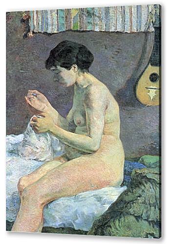 Картина маслом - Study of a Nude (Suzanne Sewing)