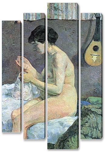 Модульная картина - Study of a Nude (Suzanne Sewing)