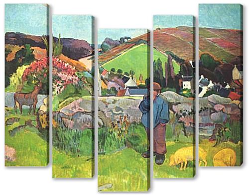 Модульная картина - The Swineherd	
