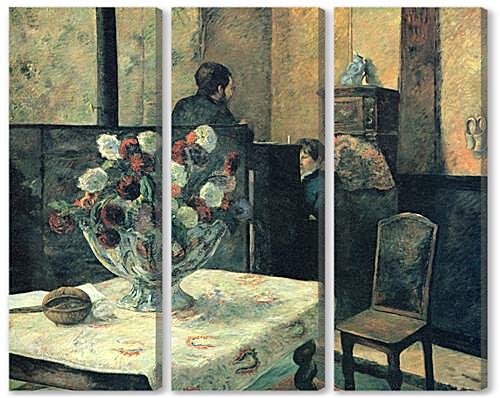 Модульная картина - Painting of an interior at rue Carcel (Carcel Street), Paris	
