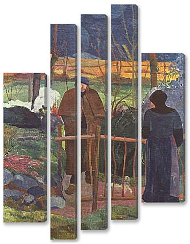 Модульная картина - Bonjour Monsieur Gauguin	
