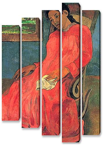 Модульная картина - Reverie ou La Femme a la robe rouge	
