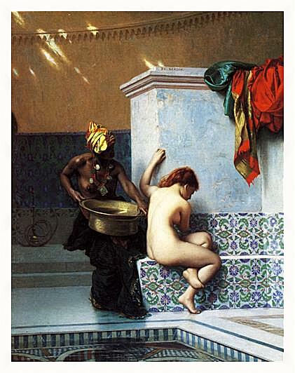 Картина - Turkish bath
