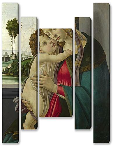 Модульная картина - The Virgin and Child	
