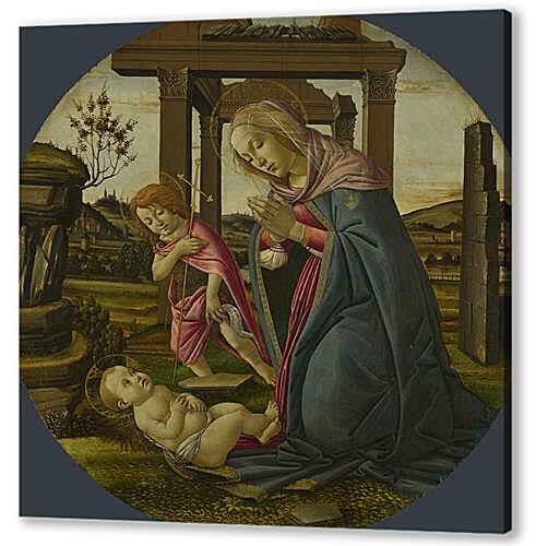 Постер (плакат) - The Virgin and Child with Saint John the Baptist	
