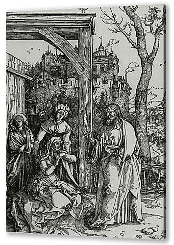 Картина маслом - Jesus prenant conge de sa merei
