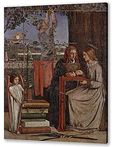 Постер (плакат) - The Girlhood of Mary Virgin
