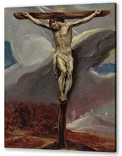 Картина маслом - Christus am Kreuz	
