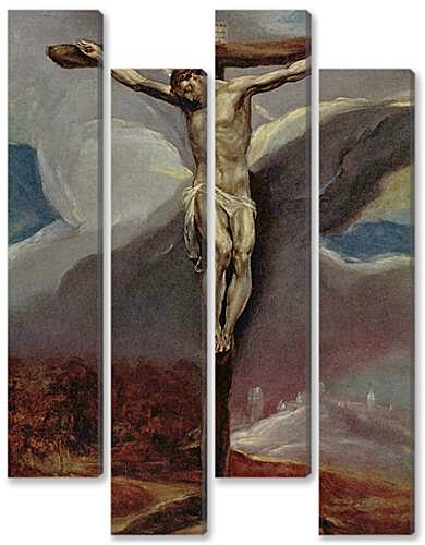 Модульная картина - Christus am Kreuz	
