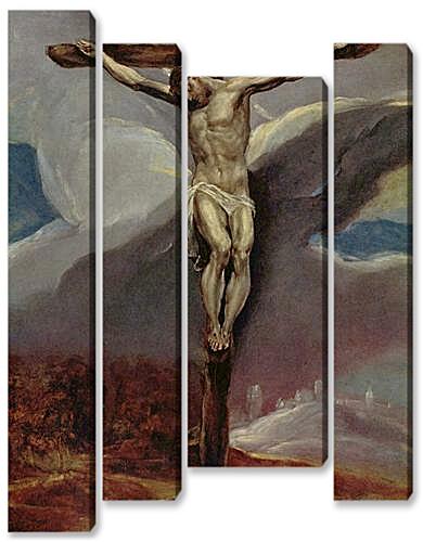 Модульная картина - Christus am Kreuz	
