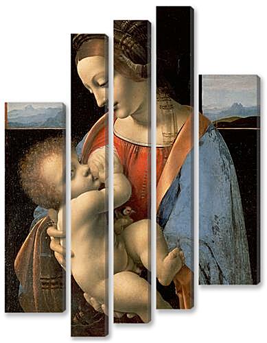 Модульная картина - Мадонна с младенцем