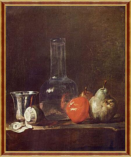 Картина - Still Life with Glass Flask and Fruit
