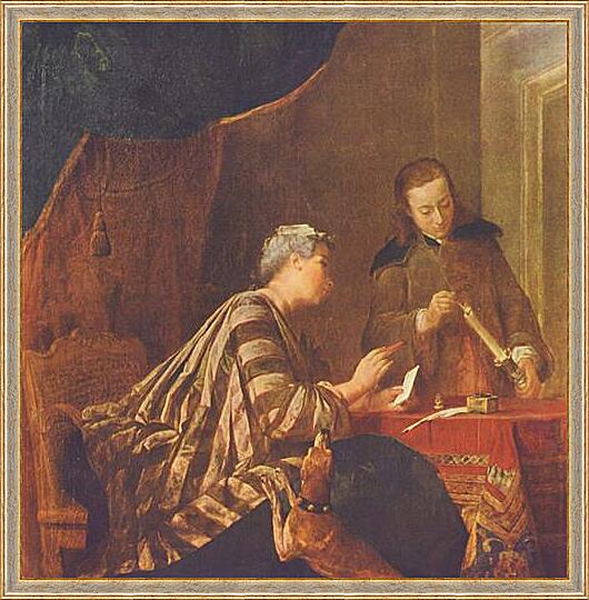 Картина - Lady Sealing a Letter

