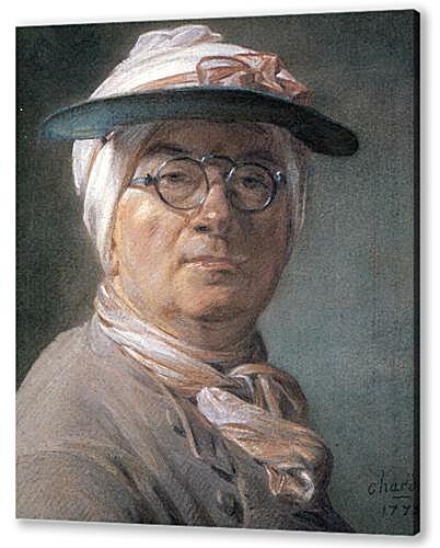 Картина маслом - Self-Portrait Wearing Glasses
