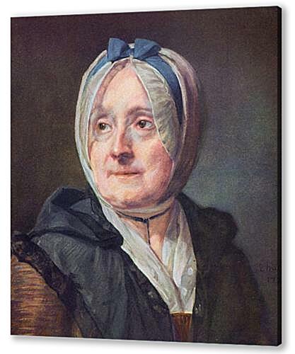 Постер (плакат) - Portrat der Frau Chardin
