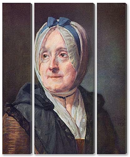 Модульная картина - Portrat der Frau Chardin
