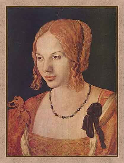 Картина - Portrat einer Venezianerin
