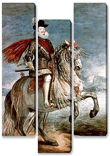 Модульная картина - Felipe III caballo	
