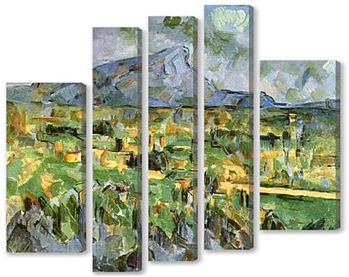 Модульная картина - Mont Sainte Victoire	
