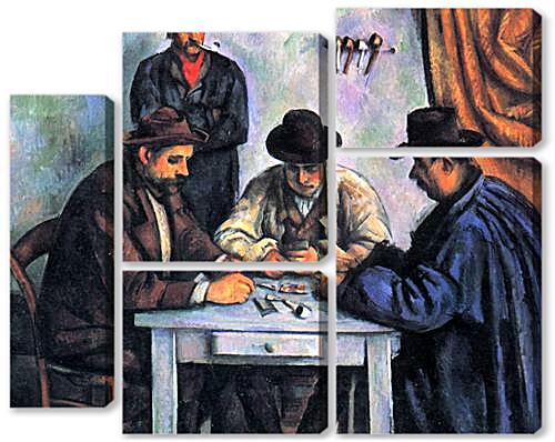 Модульная картина - The Card Players	
